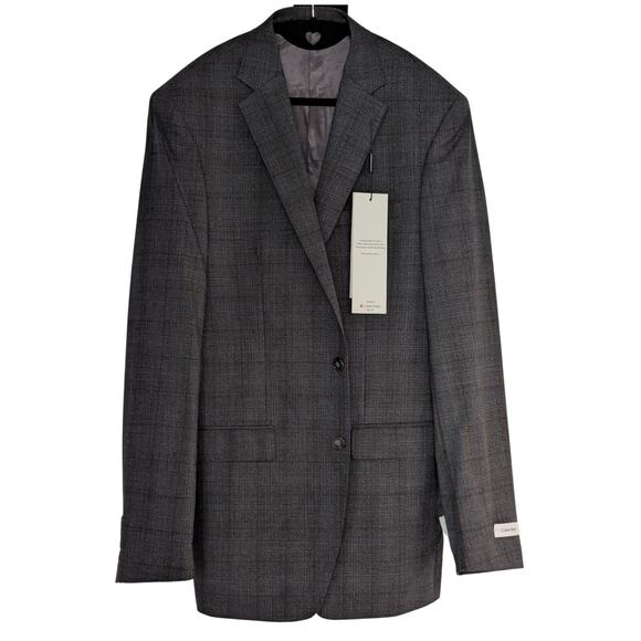 Calvin Klein Slim Fit Wool Blend Suit Jacket - Picture 1 of 13